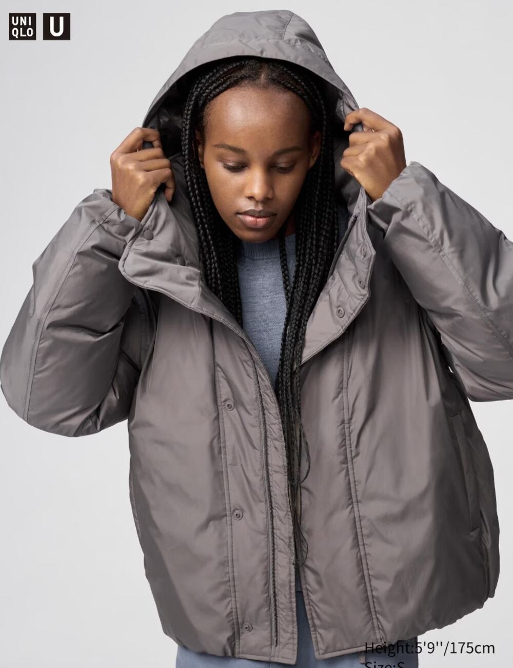 NWT Uniqlo Women's Pufftech Parka in 36 Brown Women's XXS